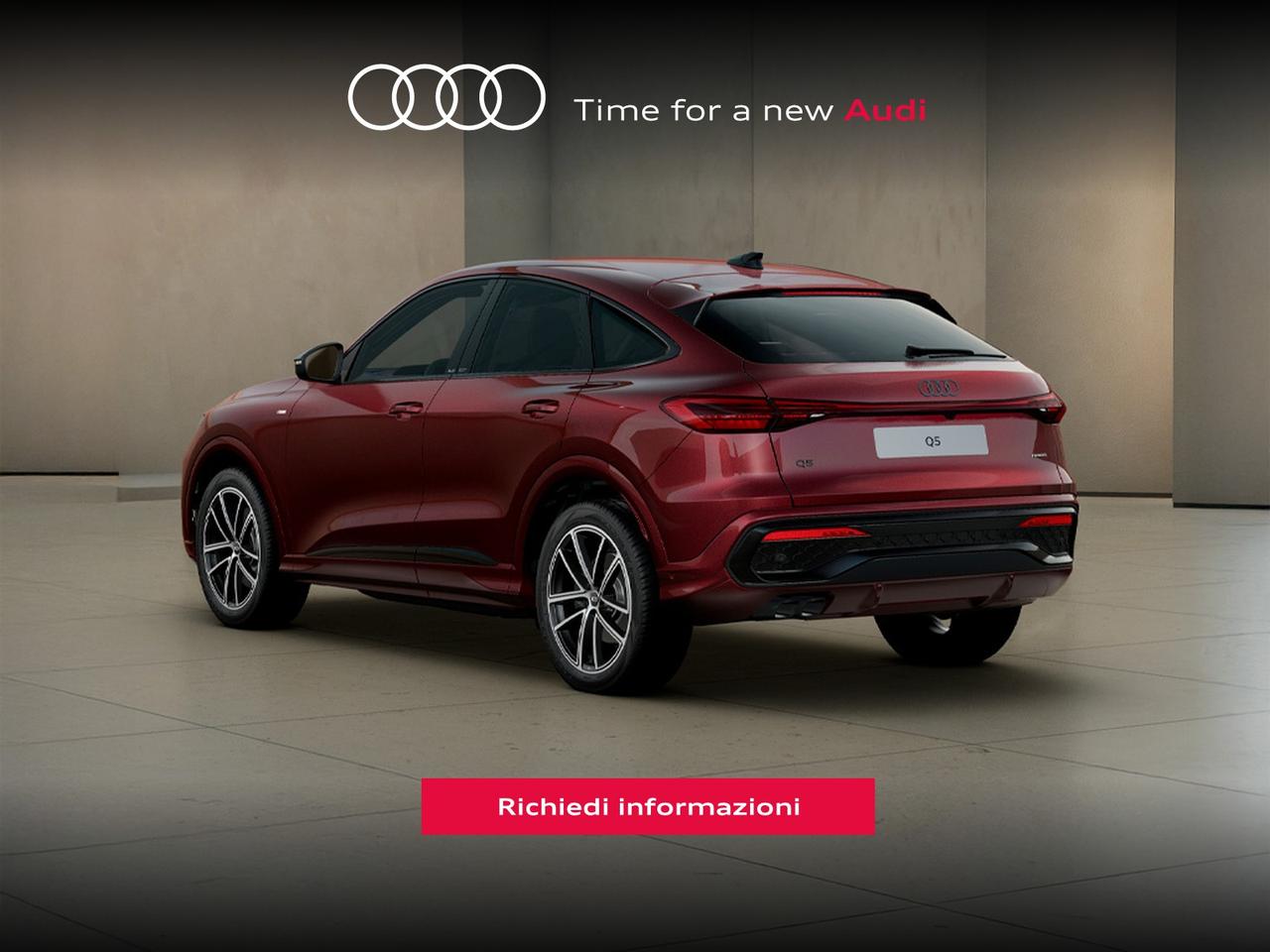 Audi Q5 sportback 2.0 tdi mhev+ s line edition quattro 204cv s-tronic