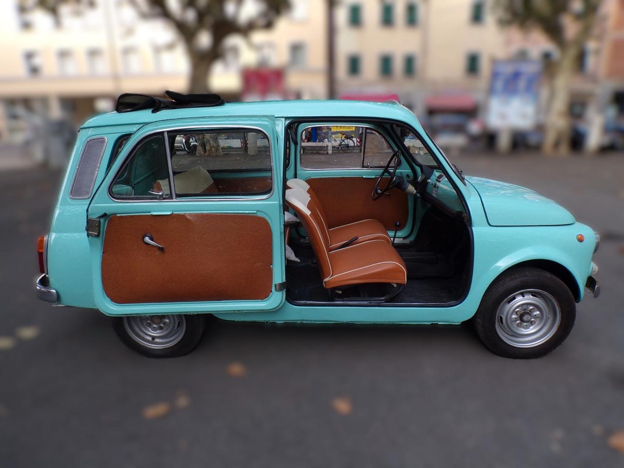 FIAT Autobianchi 500F - GIARDINIERA - ESEMPLARE UNICO - ISCRITTA ASI - LIBRETTO ORIGINALE