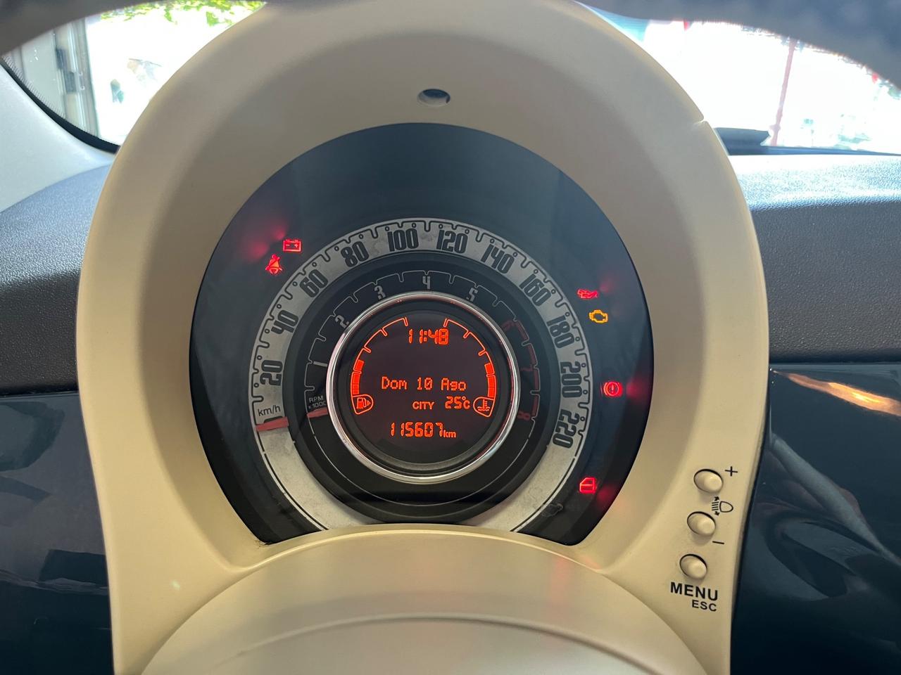 FIAT 500 1.2 BENZINA LOUNGE POCHI CHILOMETRI