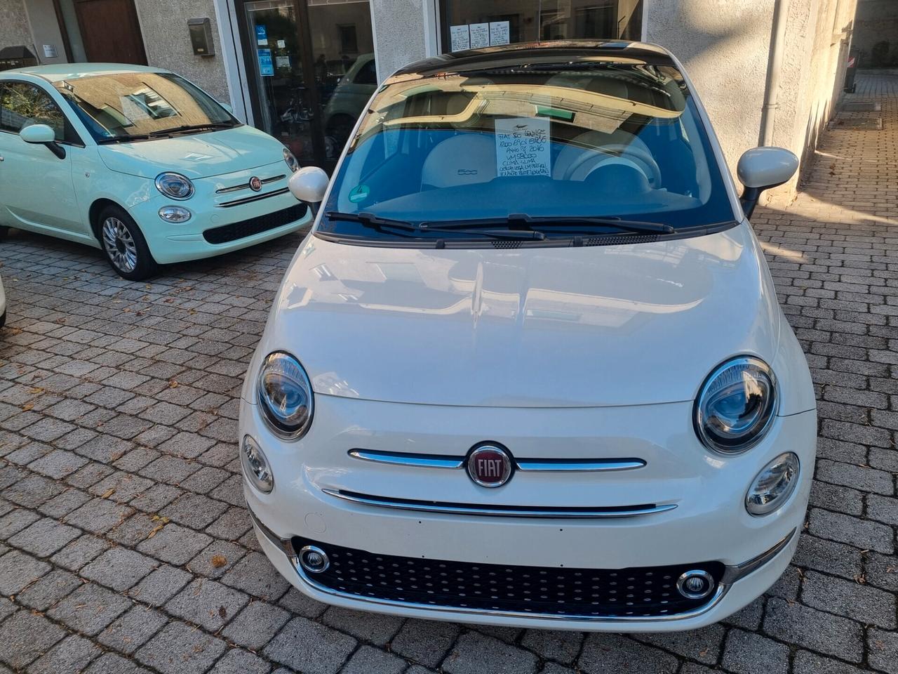 Fiat 500 1.2 Lounge anno2016 km59000 neopat