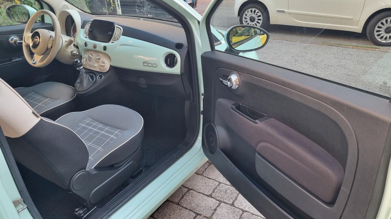 Fiat 500 1.2 Lounge 69cv anno2019 km 52000 neopat