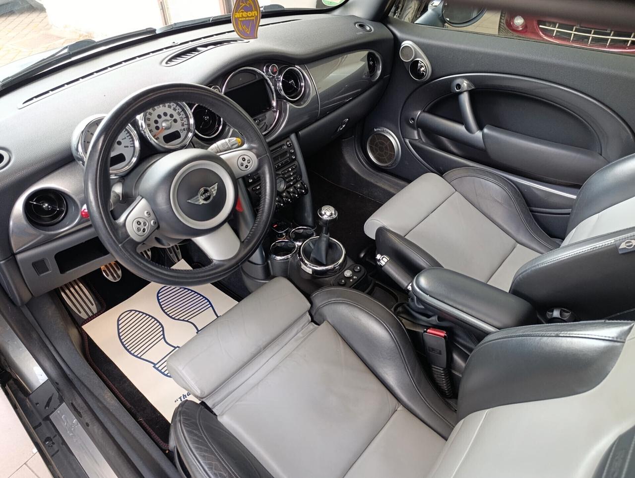 MINI COOPER S 1.6 R 53 JCW TETTO+RECARO PELLE+CERTIFICATO JCW--FULL OPTIONAL