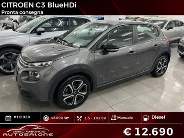 Citroen C3 BlueHDi 100 1.5 DIESEL FINANZIABILE