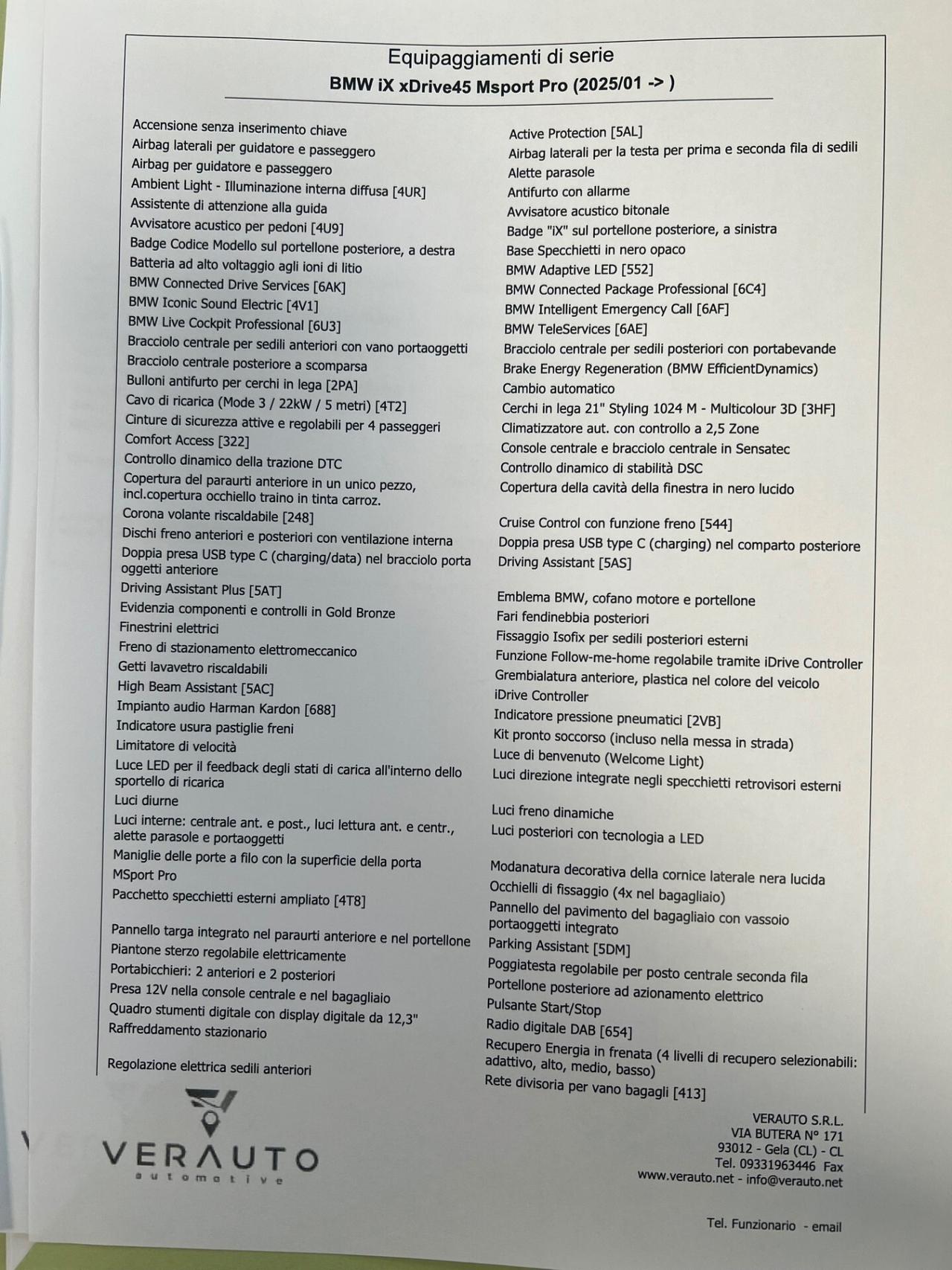 BMW iX xdrive45 MSport Eco incentivo €36.397