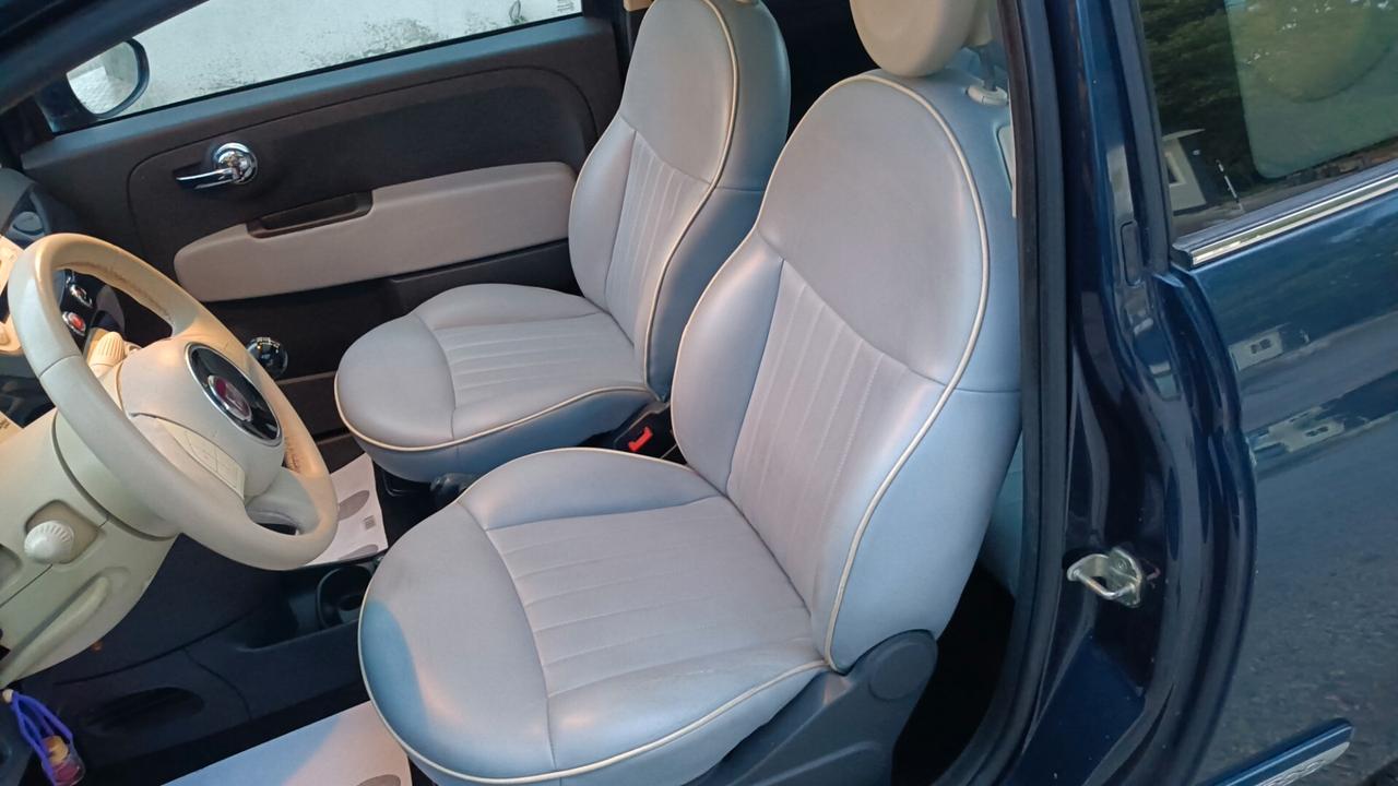 Fiat 500 1.3 diesel Lounge, PELLE, TETTO PANORAMICO
