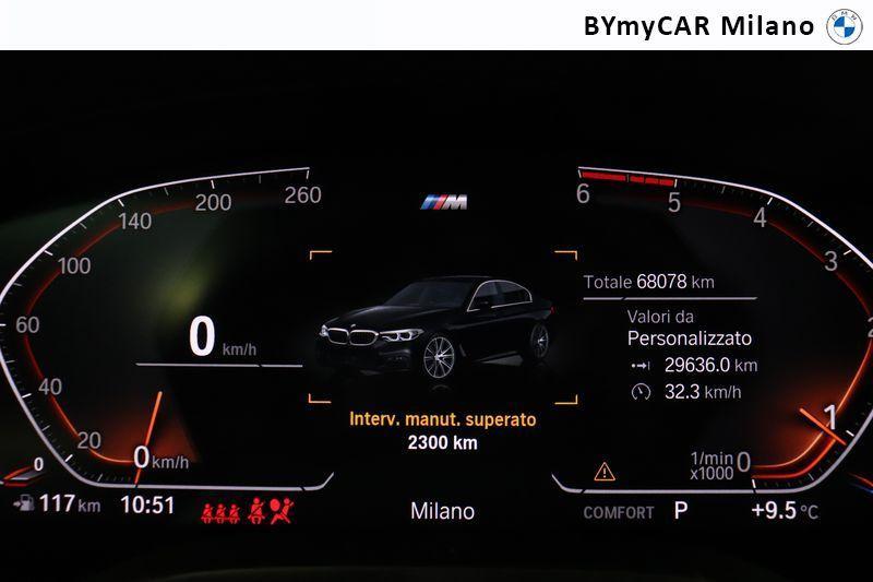 BMW Serie 5 Berlina 520 d Mild Hybrid 48V Msport Steptronic