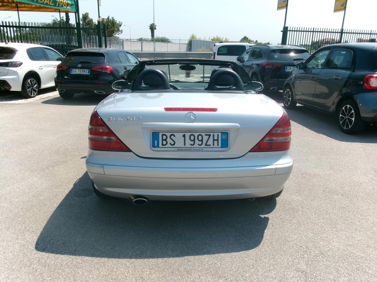 Mercedes-benz SLK 200 BENZINA 2.0 163CV CABRIO *ISCRITTA ASI*