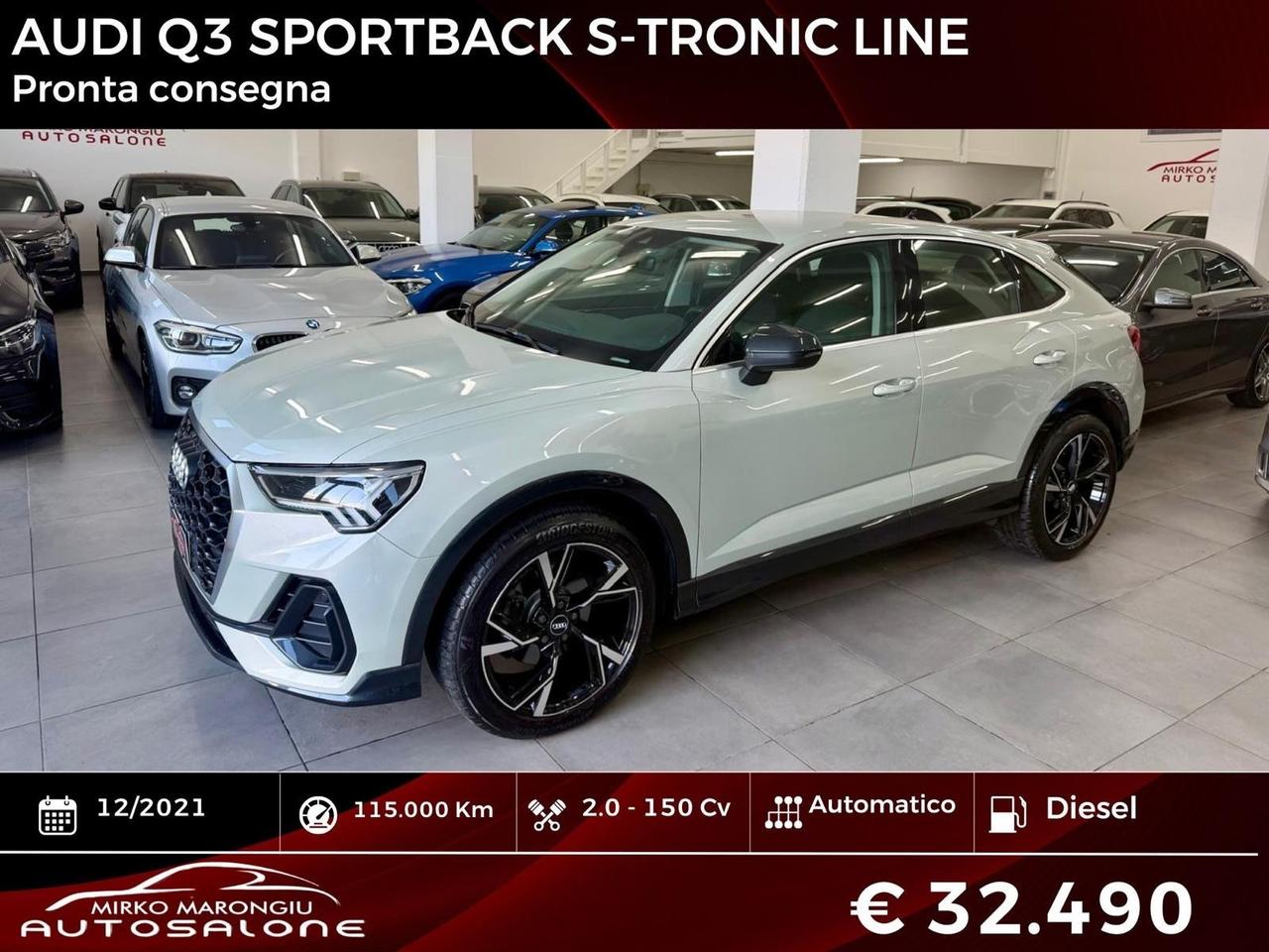 Audi Q3 SPB 35 TDI S tronic line FINANZIABILE