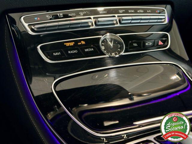 MERCEDES-BENZ E 350 d Auto Sport *LUCI AMBIENTE*UNICO PROPRIETARIO*