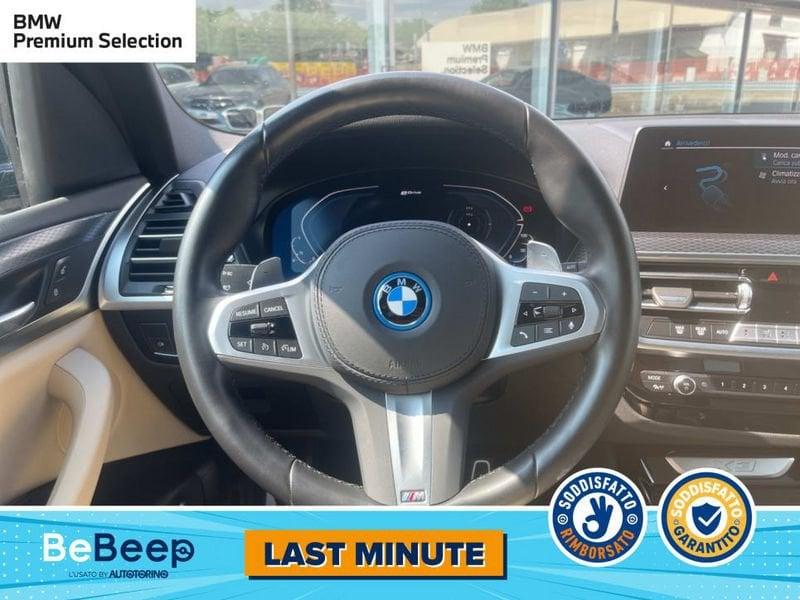BMW X3 XDRIVE30E MSPORT AUTO