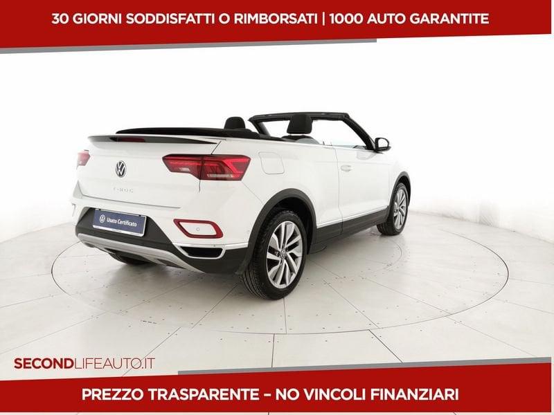 Volkswagen T-Roc 2022 Cabriolet Cabriolet 1.0 tsi Style 110cv
