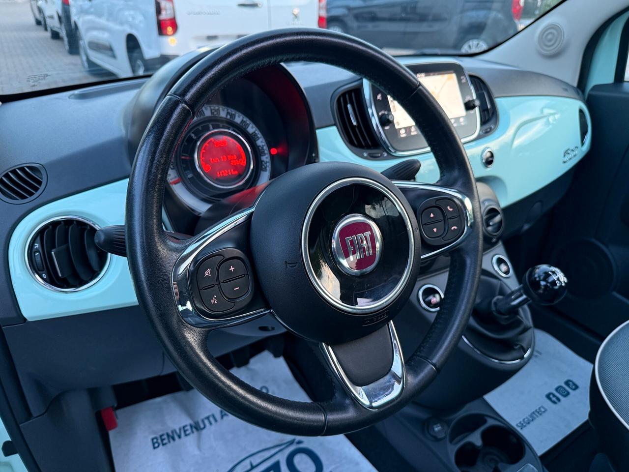 FIAT 500 1.3 MJT 95 CV LOUNGE TETTO APRIB NAVI 11/2016