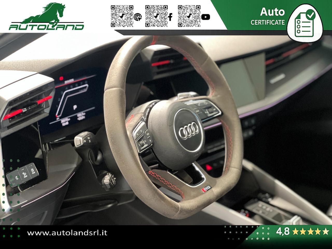 Audi RS3 Sportback 2.5 tfsi quattro s-tronic TETTO - MATRIX- B&O - MASSAGGIO - ACC