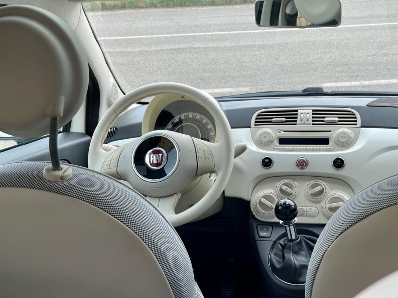 Fiat 500 1.2 Lounge 69cv 2010 TETTO PANORAMICO