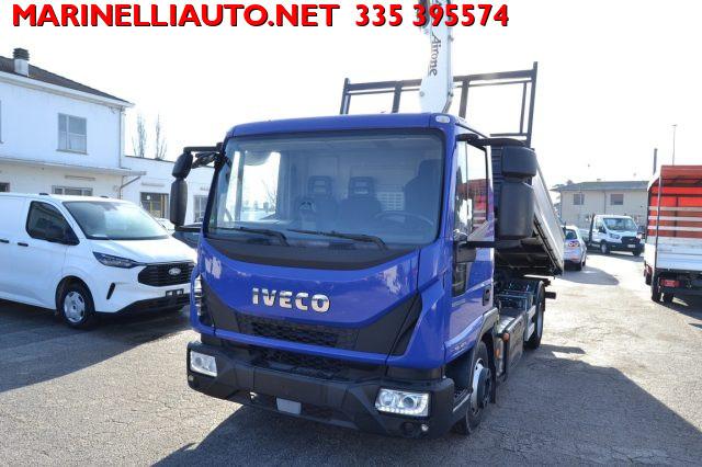 IVECO EUROCARGO 75E16 CON GRU E RIBALTABILE TRILATERALE