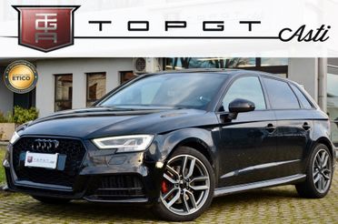 AUDI A3 SPORTBACK 35 2.0 TDI S-LINE INT-EXT 150cv S TRONIC, EURO 6D, TOTAL BLACK, HI-FI PREMIUM, FARI XENO, APPLE ANDROID, PERMUTE