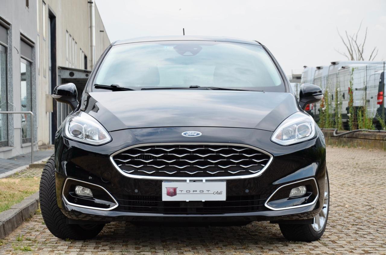 FORD FIESTA 5p 1.0 ECOBOOST VIGNALE 100cv, EURO 6D-TEMP, UFF ITALIANA, APPLE ANDROID, RETRO, PERMUTE