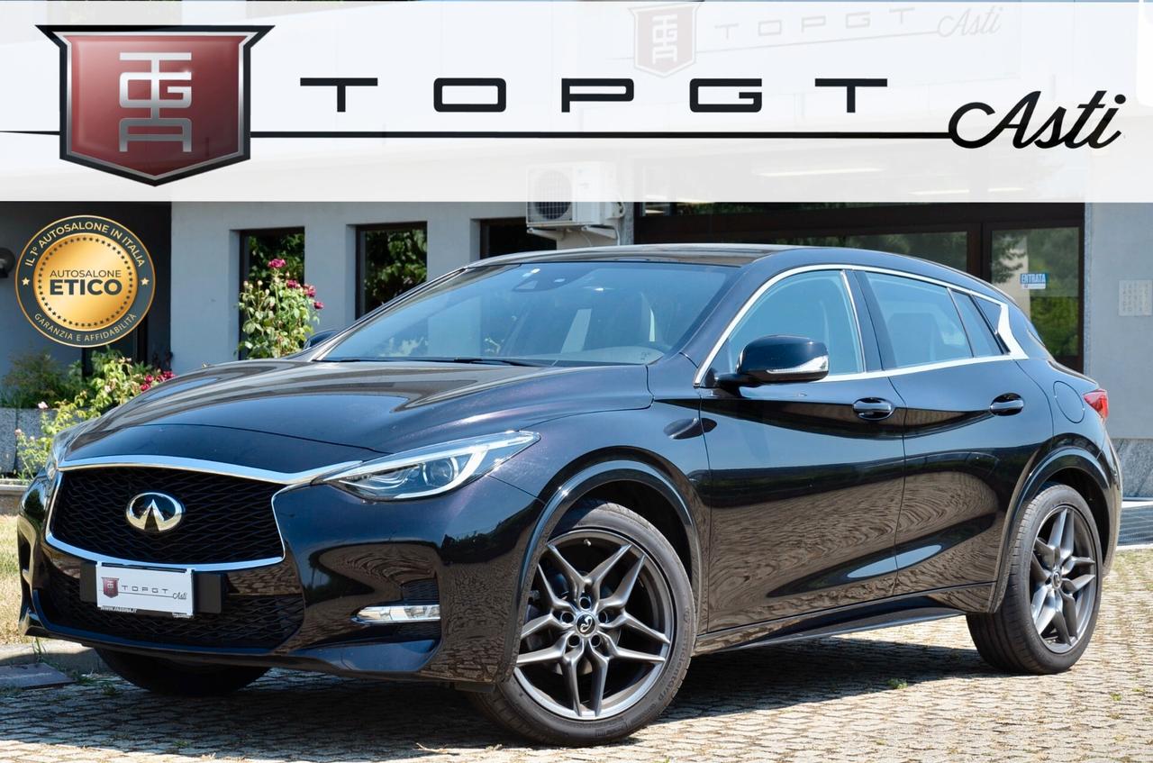 INFINITI Q30 1.5d SPORT 109cv, UNICO UTILIZZATORE, SERVICE CON FATTURE, EURO 6B, TETTO, HI-FI BOSE, 19", PERMUTE