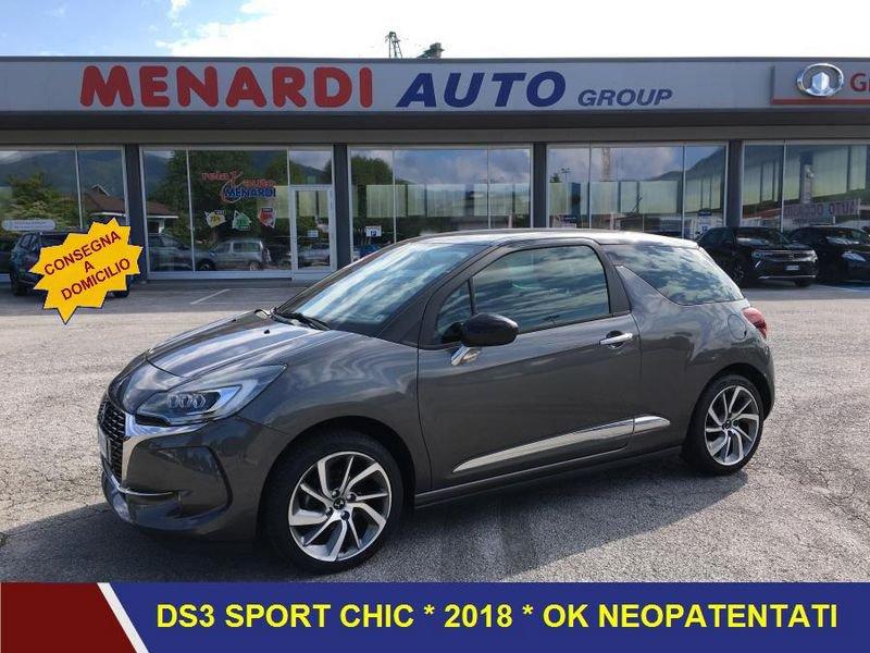DS DS3 PureTech 82 Sport Chic GARANZIA EUROPEA 12+