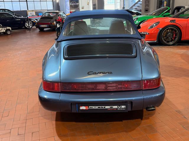 PORSCHE 964 Cabrio-Baltic Blu-Pelle Blu-Capote Blu