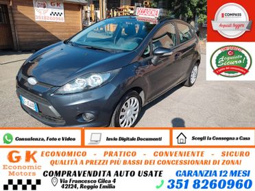 Ford Fiesta 1.2 82 CV 5 porte Titanium, EURO 5, GARANZIA L.12 MESI, OK NEOPATENTATI