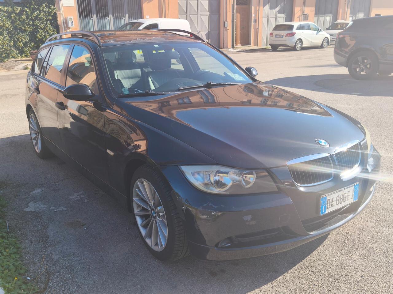 Bmw 320d SW Pelle Doppio Tetto Gancio Traino