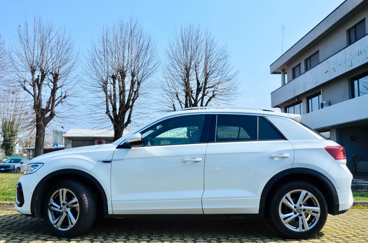 VOLKSWAGEN T-ROC 2.0 TDI R-LINE 4MOTION 150cv DSG, GARANZIA UFF VW, UNICOPROPRIETARIO, SERVICE VW, UFF ITALIANA, IQ LED, PERMUTE