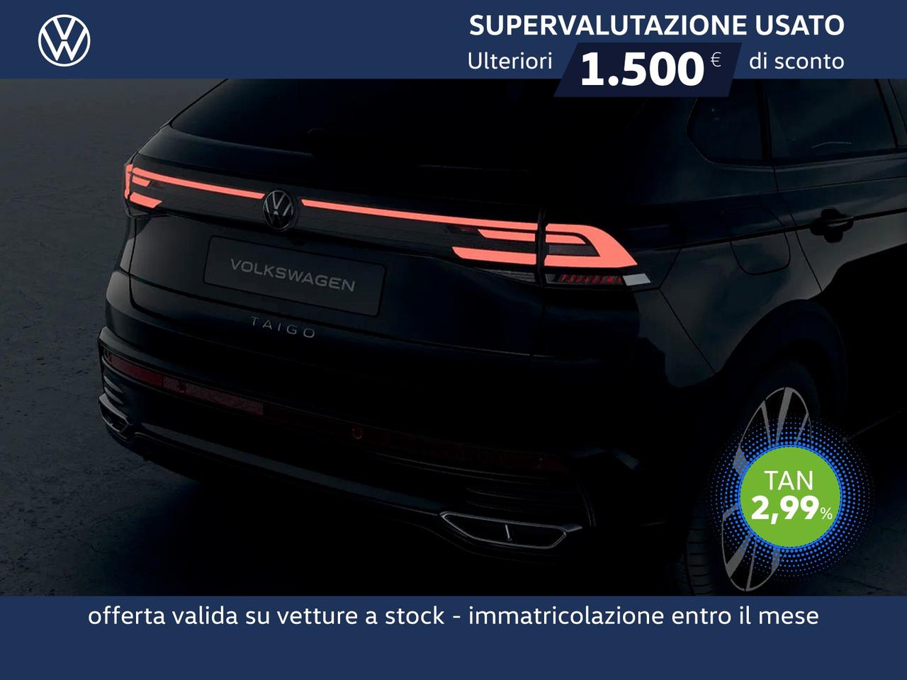 Volkswagen Taigo 1.0 tsi r-line plus 115cv