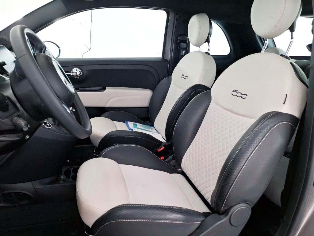 Fiat 500 1.0 Hybrid Dolcevita Unico Proprietario Interni Pelle Bianca