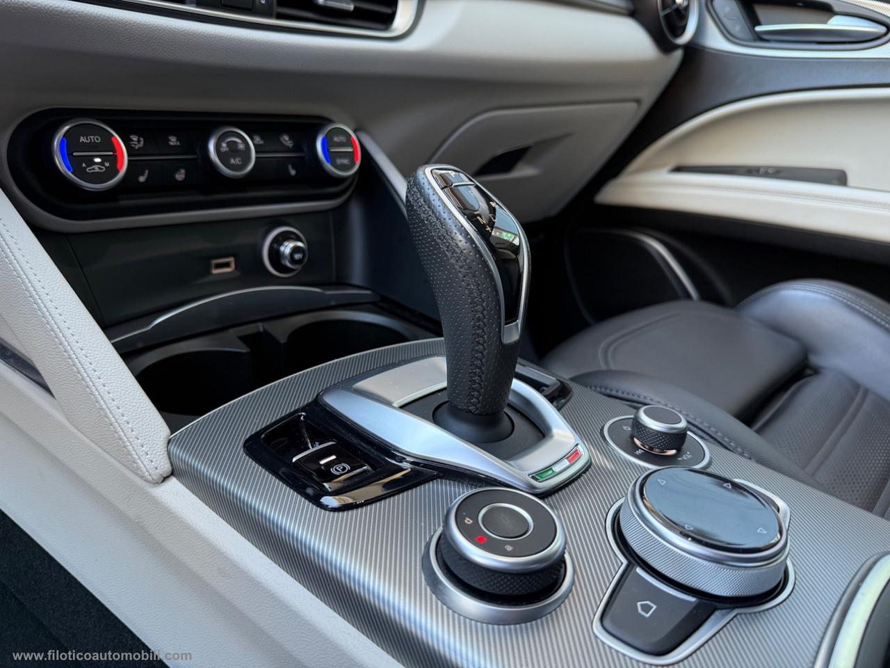 ALFA ROMEO Stelvio 2.2 T.diesel 190CV AT8 Q4 Sprint MY 2021 - GANCIO DI TRAINO ELETTRICO-PELLE