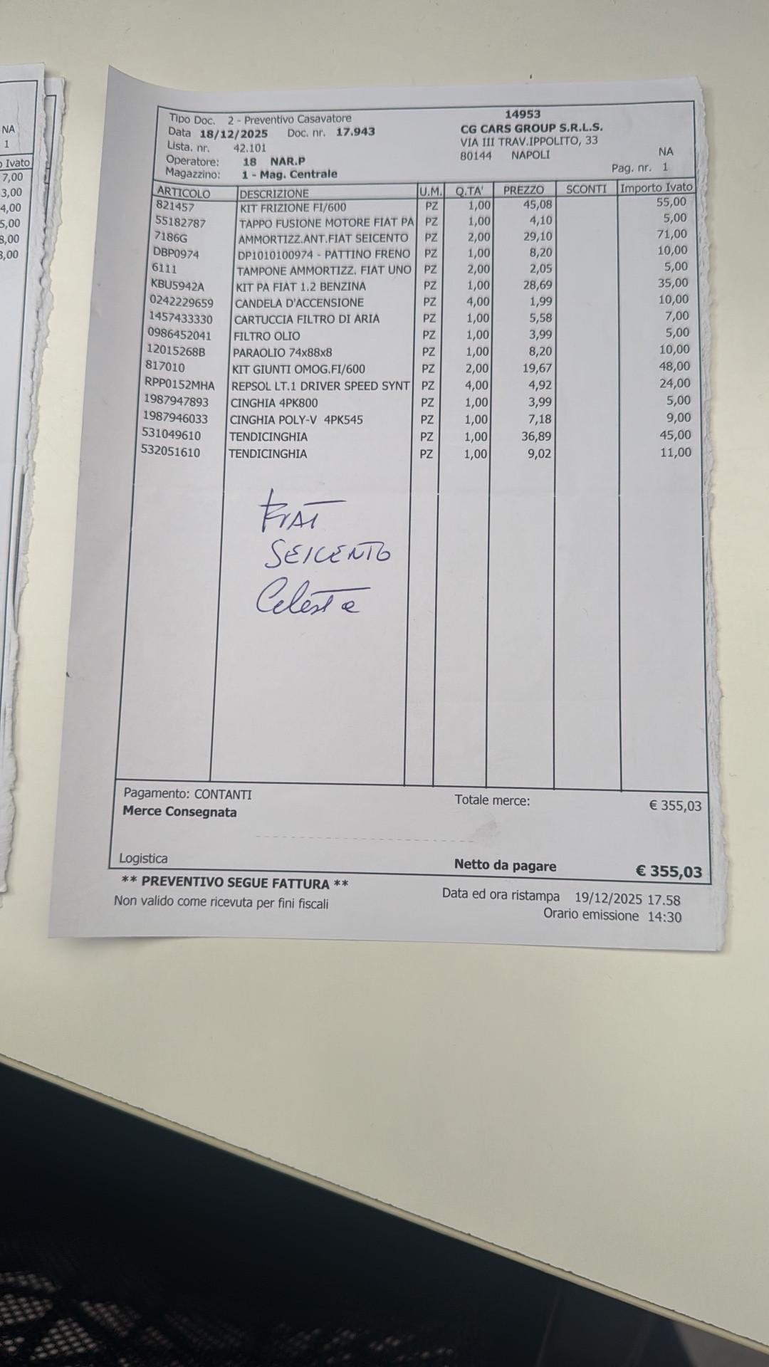 Fiat Seicento 1.1i cat Clima Servosterzo vetri elettrici