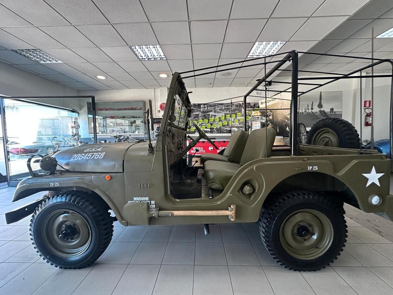 Jeep Willys CJ5 2.0 D CON CARRELLO ORIGINALE RESTAURO MANIACALE PERFETTA!!!