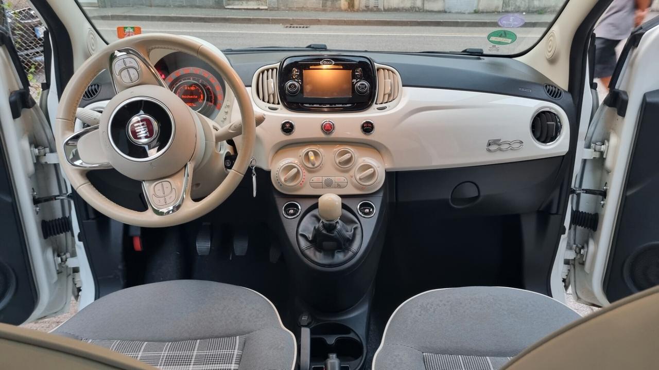 Fiat 500 Lounge 69cv anno2018 km59000