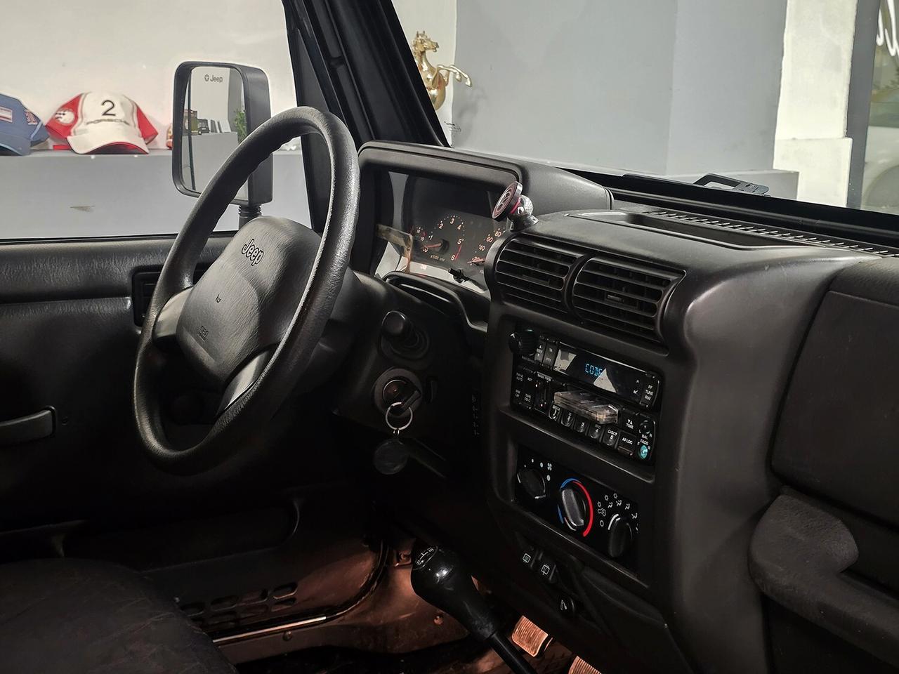 Jeep Wrangler II HARD TOP 2.5 SPORT_NERO_ITA_UN PROPRIETARIO_ASI