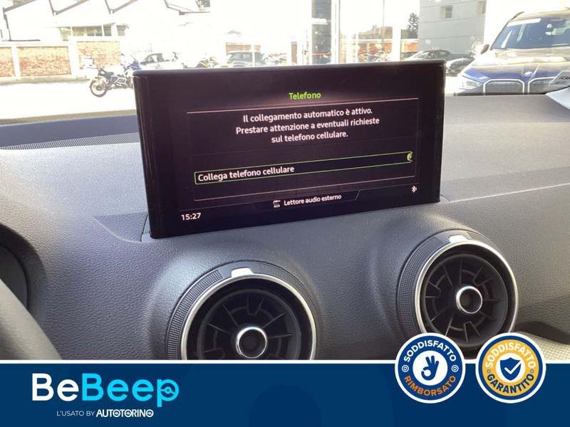 Audi Q2 Q3 30 1.0 TFSI BUSINESS ADVANCED 110CV