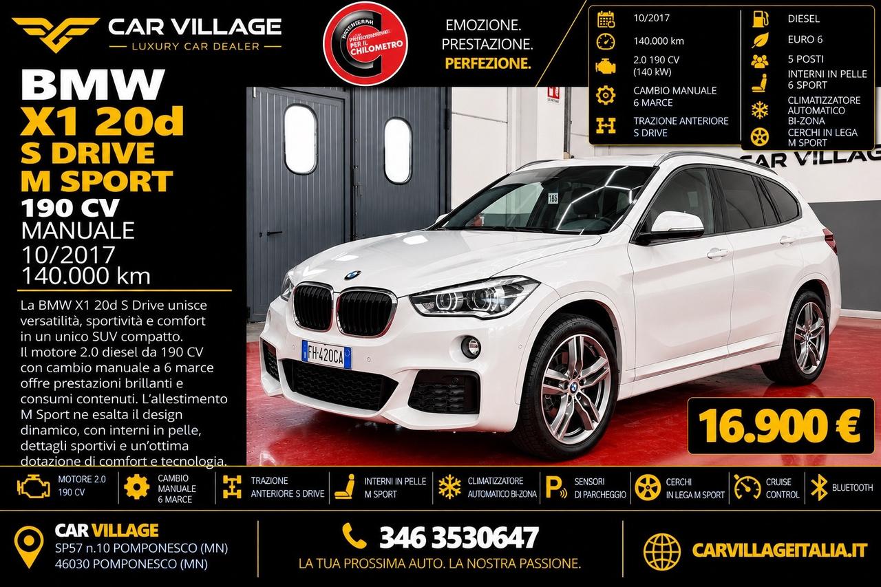 Bmw X1 sDrive20d Msport