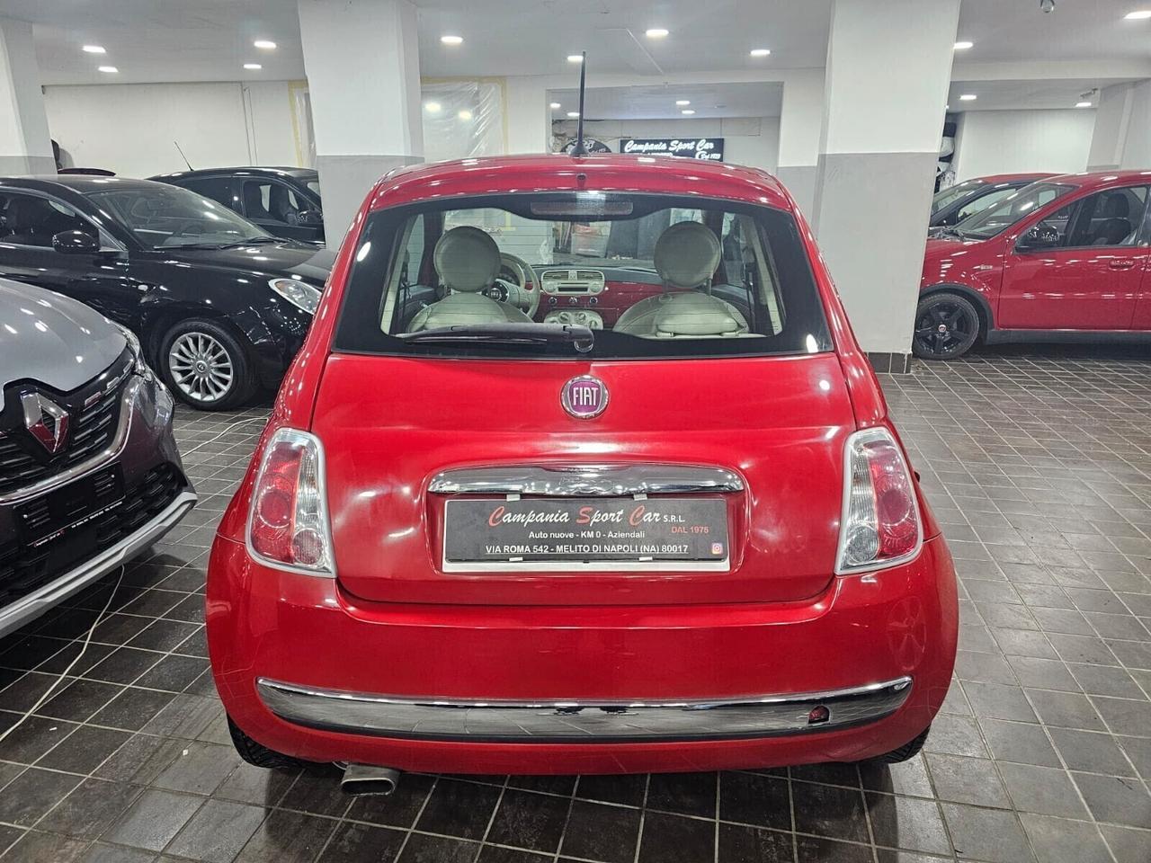 NUOVA FIAT 500 LOUNGE 1.2 BENZ 69CV DUALOGIC TETTO PANORAMICO APRIBILE