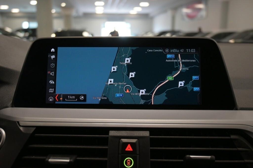 BMW X3 20D 190CV STEPTRONIC 48V X-DRIVE BUSINESS ADVANTAGE ( FARI LED - CRUISE - CLIMA TRIZONA - NAVI - CARPLAY - PARK ASSISTANT - TELECAMERA 360 - CERCHI 18 )