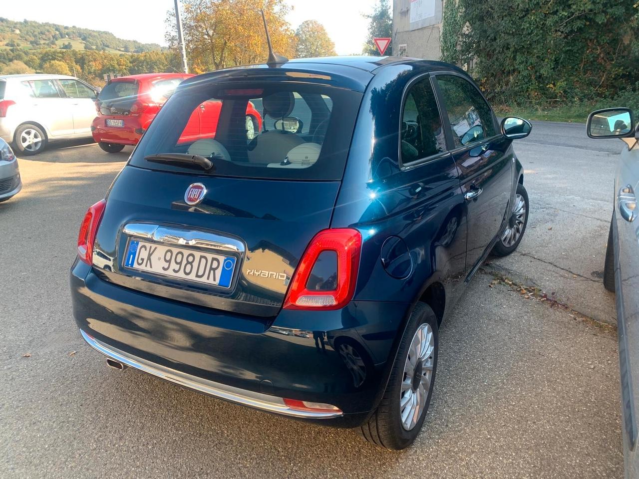 Fiat 500 hybrid neo patentati dolce vita full optional 24000 km del 2022 - unico proprietario seminuova