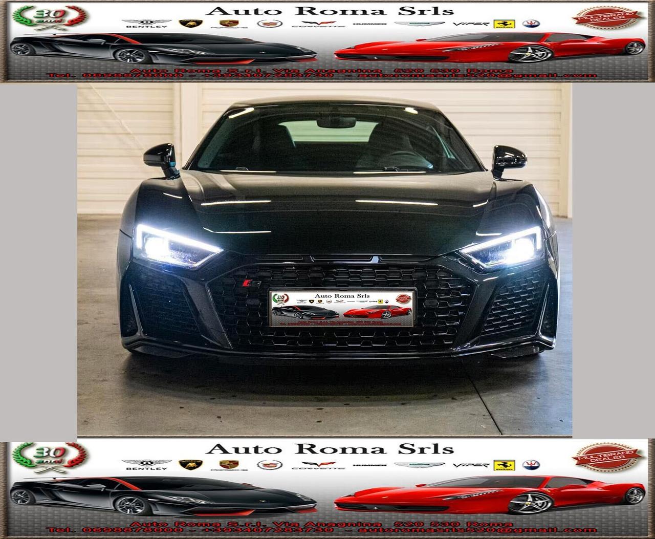 Audi R8 Coupé V10 quattro S tronic RWD performance camera Led nappa
