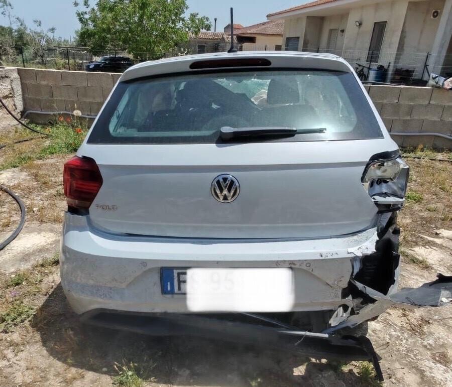 Volkswagen Polo 1.0 2018 sinistrata