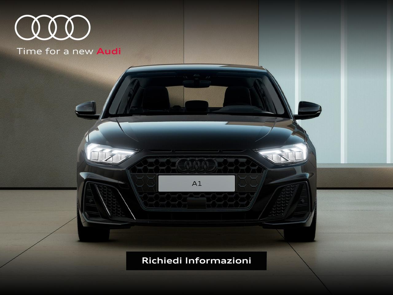 Audi A1 sportback 30 1.0 tfsi identity black 116cv