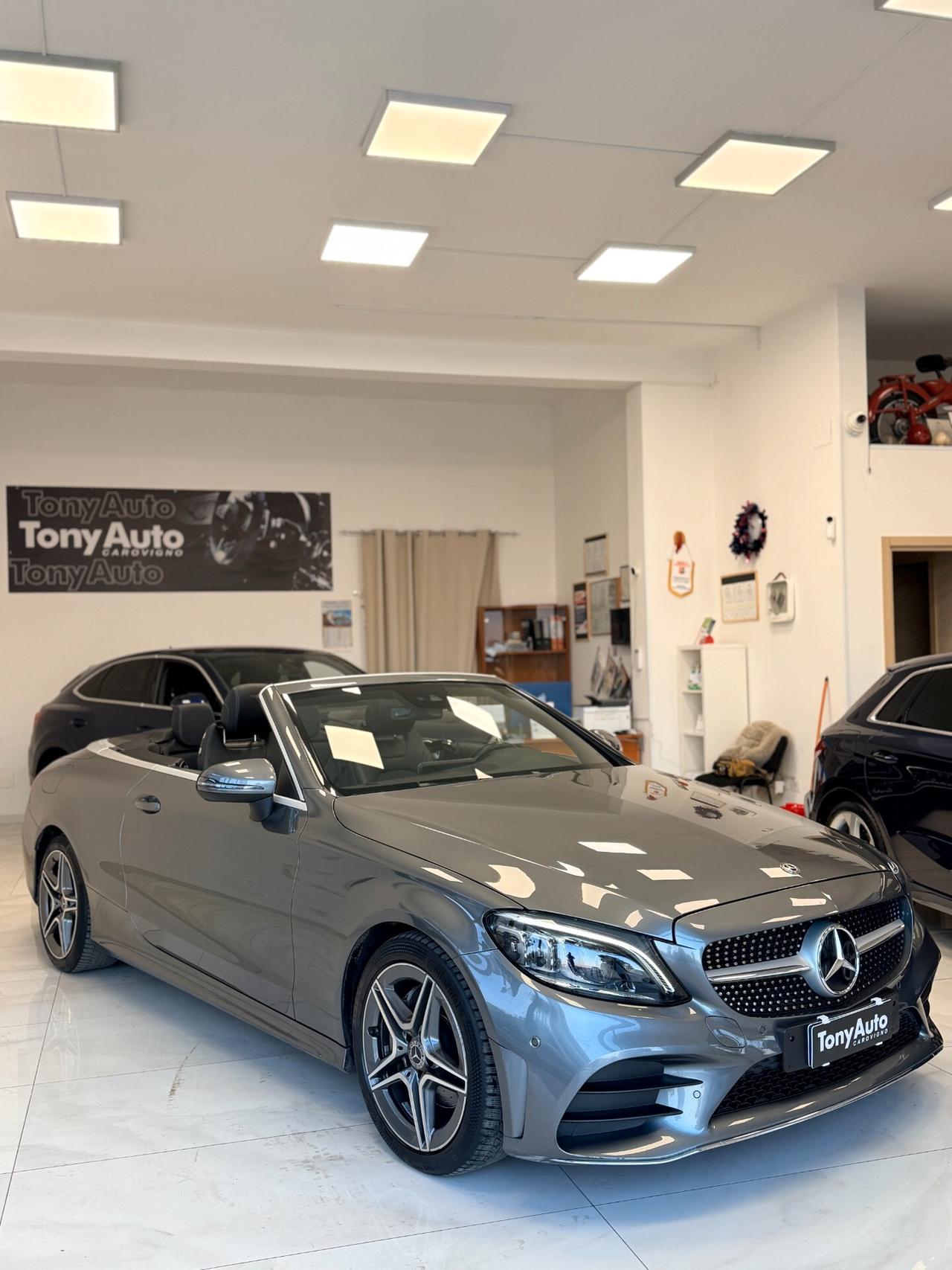 Mercedes-benz C 220 d AutoCABRIO Premium Plus automatica con LUCI SOFFUSE,VIRTUAL COCKPIT,TELECAMERA,APPLE CARPLAY,NAVI