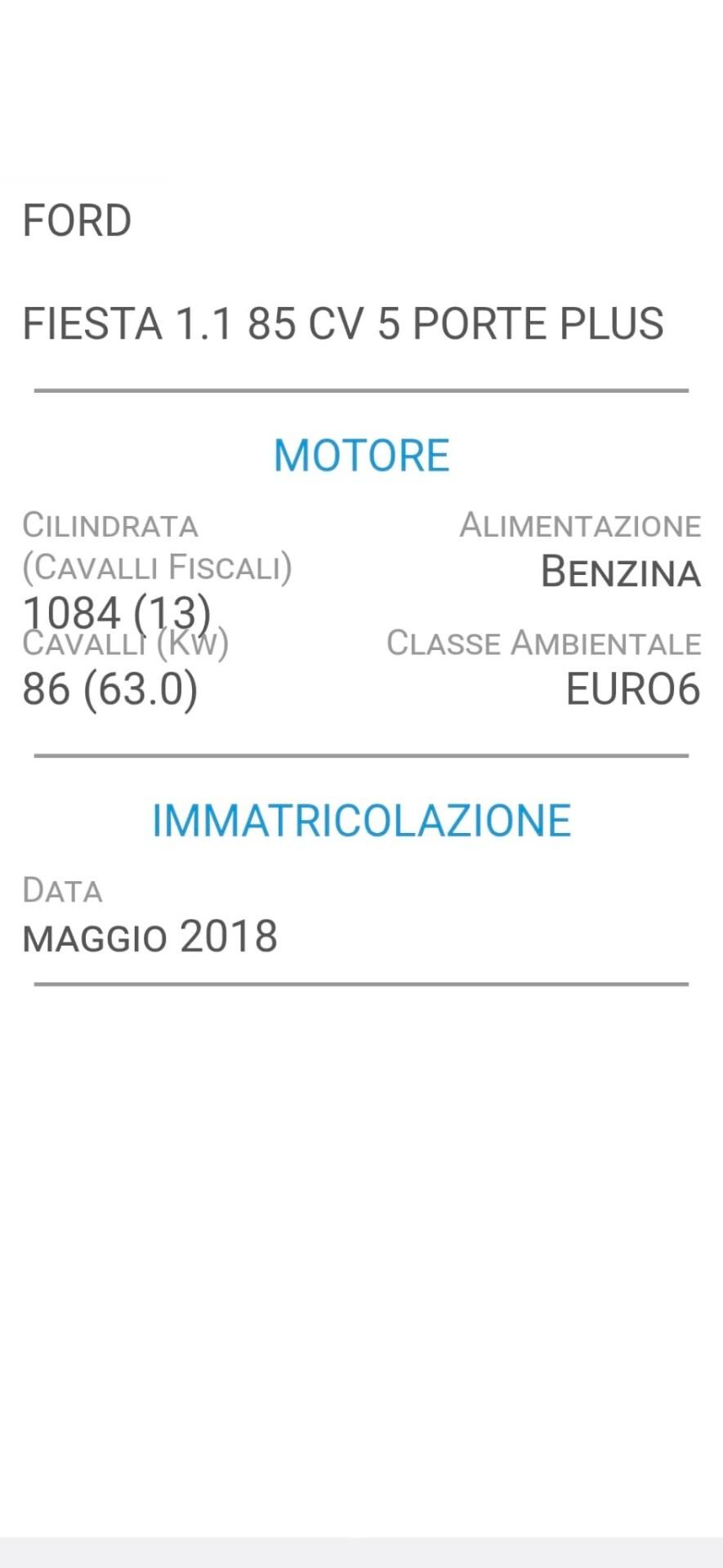 FORD FIESTA 1,1 TITANIUM-2 REVISIONI-UNICA PROPRIETARIA