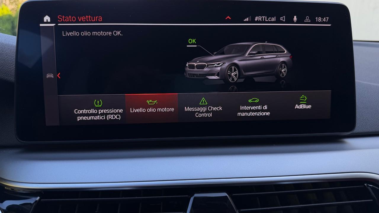 Bmw 520d 48V Touring Msport 190cv F1 Naviplus Camera Cerchi 20M