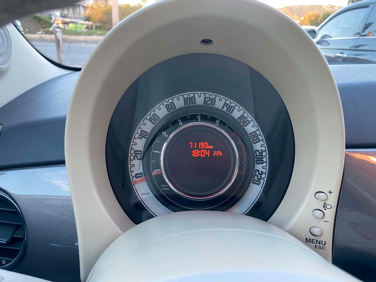 Fiat 500 1.2 Lounge km 70000 Tetto Panoramico