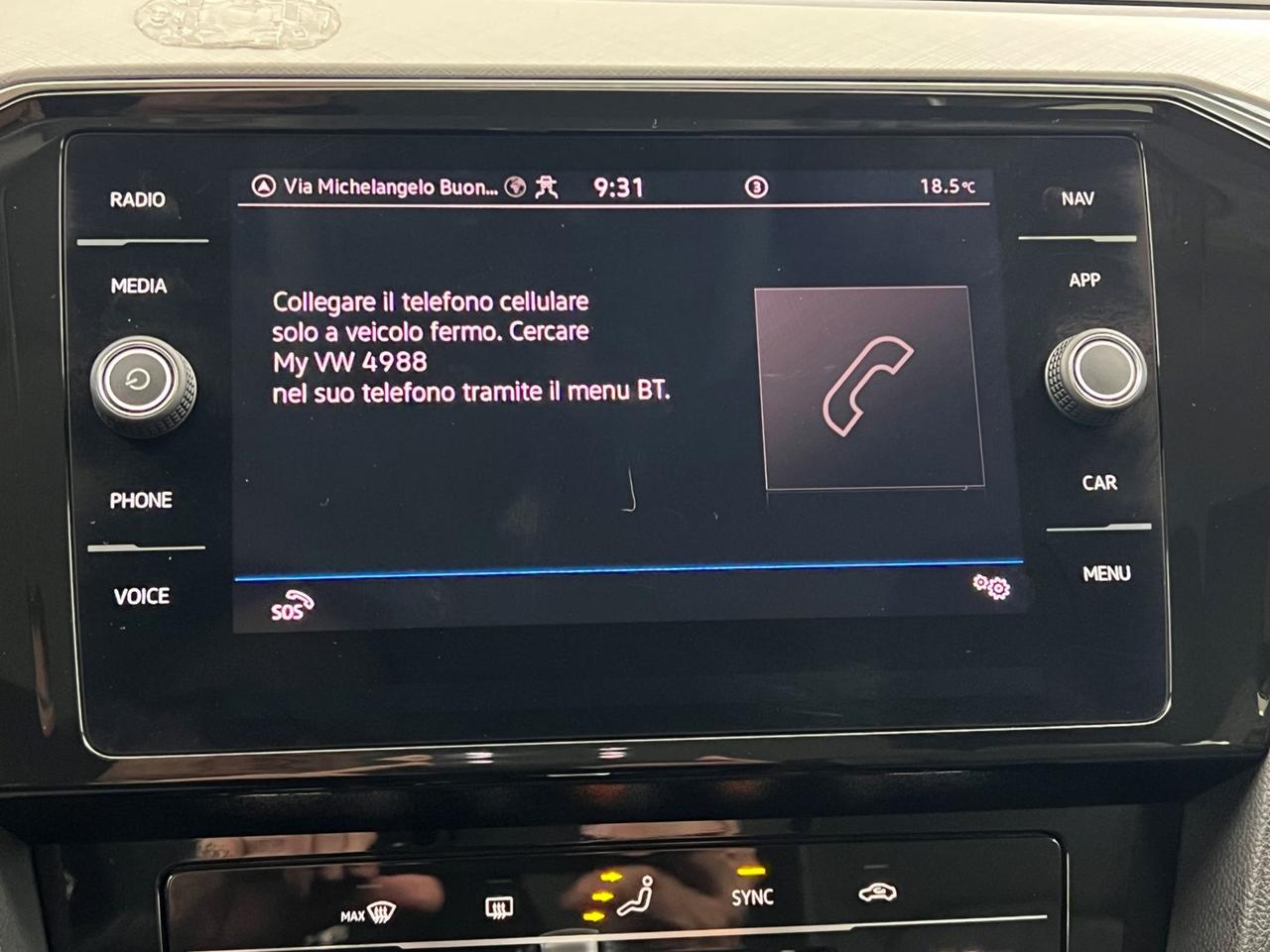 VOLKSWAGEN Passat VIII 2019 Variant Passat Variant 2.0 tdi Business 150cv dsg