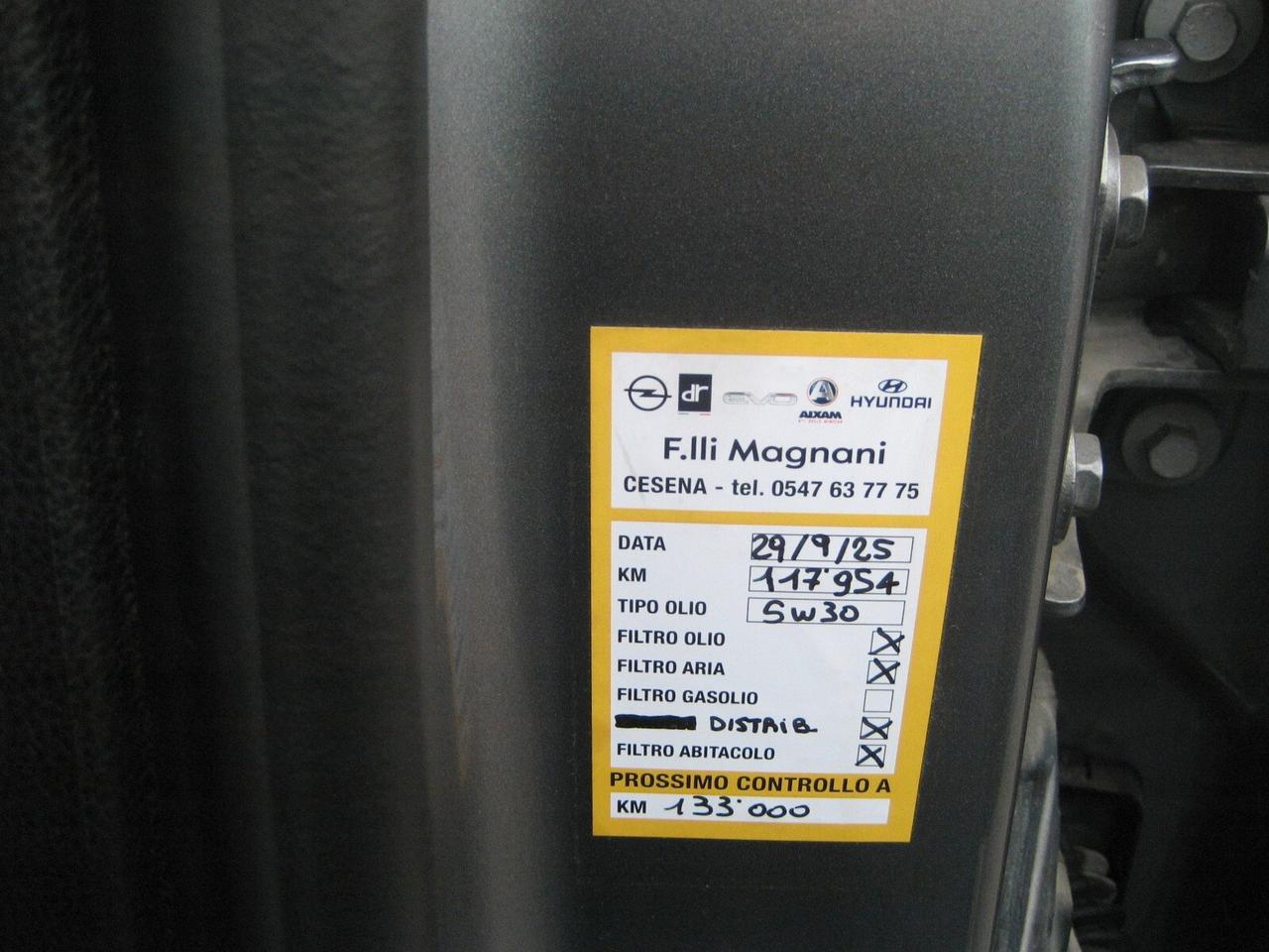 Opel Zafira 1.6 TURBO METANO 7 POSTI ADVANCE