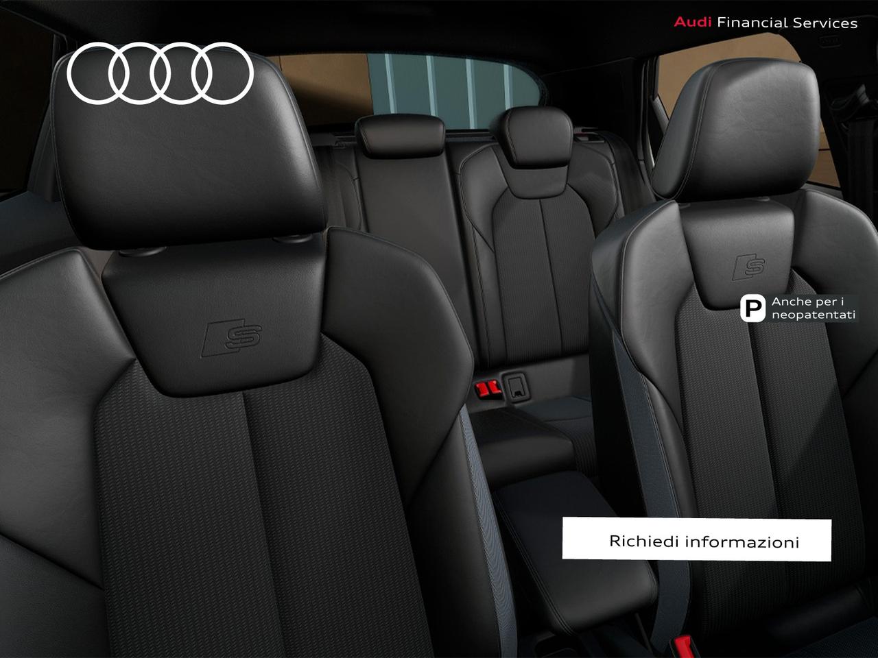 Audi A1 sportback 30 1.0 tfsi identity black 116cv s-tronic