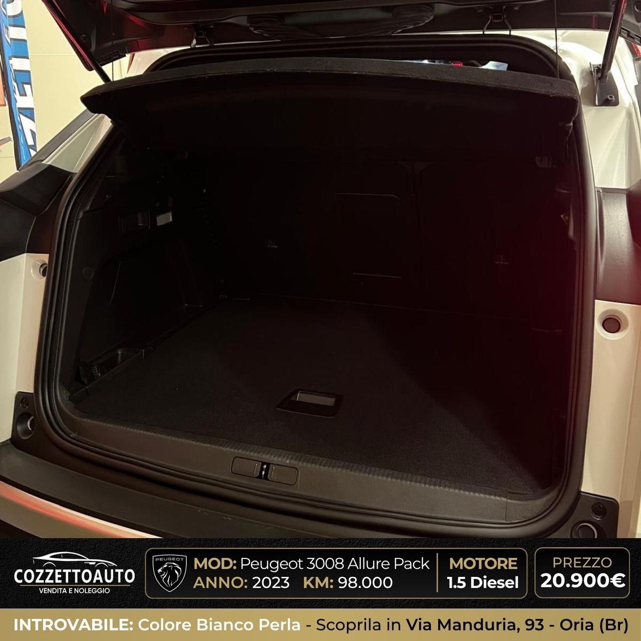 Peugeot 3008 Bianco Perla EAT8 Allure Pack